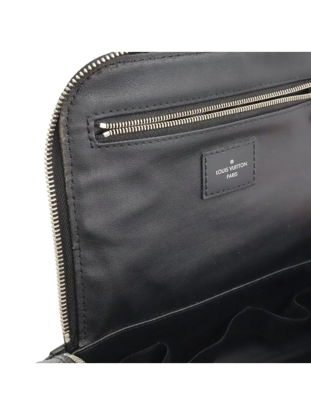 Louis Vuitton Damier Graphite Toilette Pouch Travel Clutch Handbag